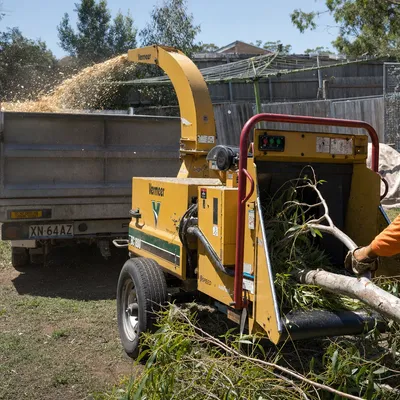 Mulching & Wood Chipping job in Gold Coast by qualified local arborists